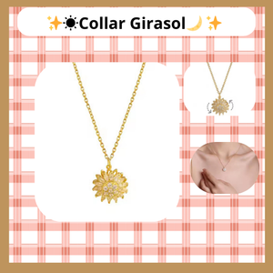 COLLAR GIRASOL GIRATORIO🌻